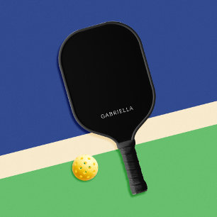 Moderner Minimalistischer Personalisierter Name Pickleball Schläger
