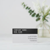 MODERNER MINIMALISTISCHER Professioneller ELEGANT Visitenkarte (Stehend Vorderseite)