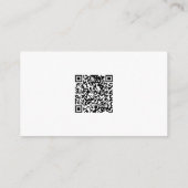Moderner Minimalistischer QR-Code-UAWG Begleitkarte (Rückseite)