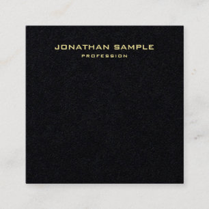 Moderner Minimalistischer Quadratische Visitenkarte