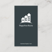 Moderner Minimalistischer Real Anwesen QR Code Visitenkarte (Vorderseite)