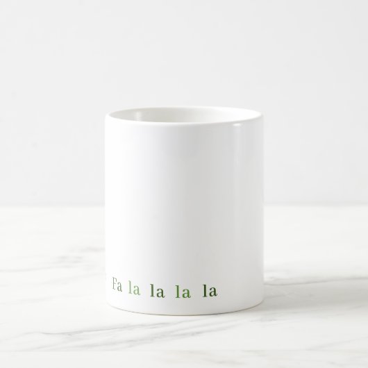 Moderner Minimalistischer Rentier Kaffeetasse (Mittel)