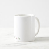 Moderner Minimalistischer Rentier Kaffeetasse (VorderseiteRechts)