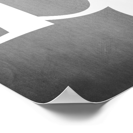 moderner minimalistischer, sauberer, grauer und we poster (Ecke)