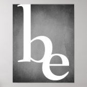 moderner minimalistischer, sauberer, grauer und we poster (Vorne)