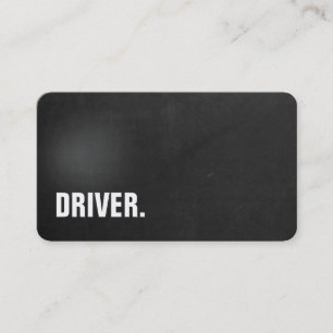 Moderner minimalistischer Schiefertafel-Fahrer Pro Visitenkarte