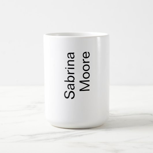 Moderner Minimalistischer Schlichter Beruflicher N Kaffeetasse (Mittel)