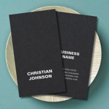 Moderner Minimalistischer, Schwarz-weißer Berater