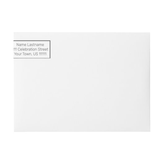 Moderner Minimalistischer Schwarzer Geburtstag (Vorderseite)