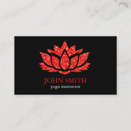 Moderner Minimalistischer schwarzer roter Visitenkarte