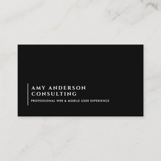 Moderner Minimalistischer Sozialkodex & QR-Code Visitenkarte (Vorderseite)