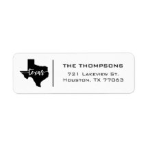 Moderner Minimalistischer Staat Texas