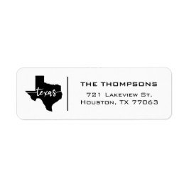 Moderner Minimalistischer Staat Texas