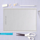 Moderner Minimalistischer Streifen Grau glänzend Seidenpapier (Handwerk)