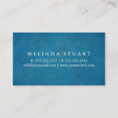 Moderner Minimalistischer Tafel FAHRER beruflich Visitenkarte (Rückseite)