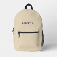 Moderner Minimalistischer Tan Personalisiert