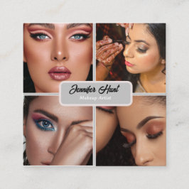 moderner minimalistischer Trendmacher Quadratische Visitenkarte