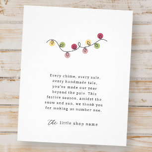 Moderner Minimalistischer Urlaub für kleine Untern Flyer