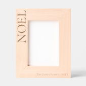 Moderner Minimalistischer WEIHNACHTEN Weihnachtsla Geätzte Rahmen (Vorderseite)