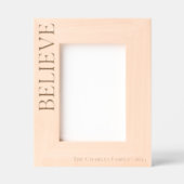 Moderner Minimalistischer Weihnachtslaser Geätzte Rahmen (Vorderseite)