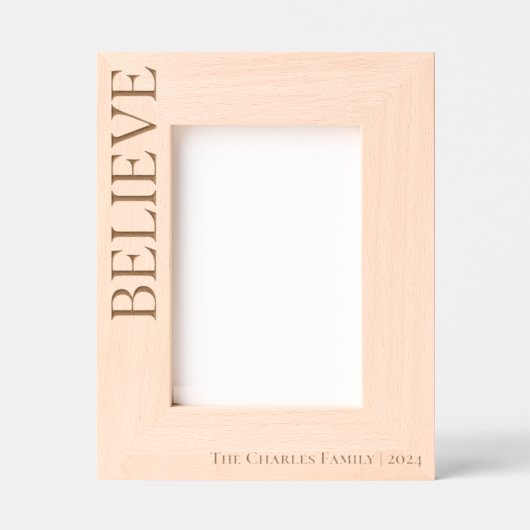 Moderner Minimalistischer Weihnachtslaser Geätzte Rahmen (Vorderseite)