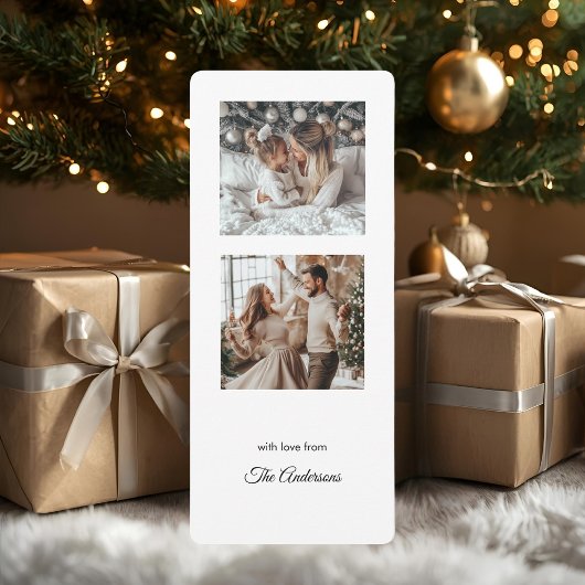 Moderner Minimalistischer Weihnachtsurlaub mit zwe