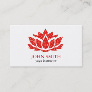 Moderner Minimalistischer weißer roter Visitenkarte