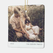 Moderner Minimaltyp Grauer Urlaub Keramikornament (Links)