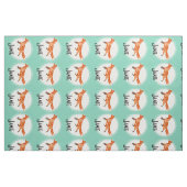 Moderner Minze Personalisiert Fox Stoff (Fat Quarter (45,7 x 55,9 cm))