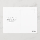 Moderner Mit Monogramm Name | Black Gray White Postkarte (Rückseite)