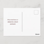 Moderner Mit Monogramm Name | Maroon Red Postkarte (Rückseite)