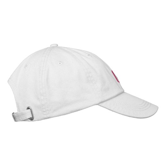 Moderner Mit Monogramm StickHat Bestickte Baseballkappe (Rechts)