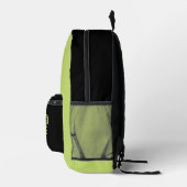 Moderner Mit Monogramm Tennisspieler Minimalistisc Bedruckter Rucksack (Rechts)