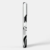 Moderner , Mitarbeiter, Schwarzweiß QR Code Case-Mate iPhone Hülle (Rückseite / Rechts)