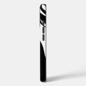 Moderner , Mitarbeiter, Schwarzweiß QR Code Case-Mate iPhone Hülle (Rückseite / Links)