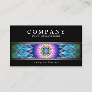 Moderner Mittelpunkt Visitenkarte