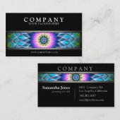 Moderner Mittelpunkt Visitenkarte (Vorne/Hinten)