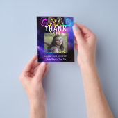 Moderner Mittelschüler Abschluss Vielen Dank Flyer (Gruppe)