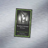 Moderner Mixologe Magnetische Visitenkarte (Beispiel)