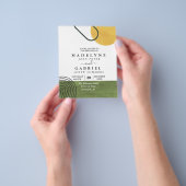 Moderner Mod Formen Arch Flyer (Gruppe)