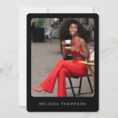 Moderner Modellierungsfaktor Comp Card 5 Foto QR C (Vorderseite)