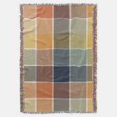 Moderner, moderner Fallen-Farbblock Decke (Vorderseite Vertikal)