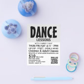 Moderner, moderner Flyer für Tanzwerbung (Einzeln)