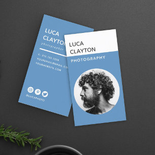 Moderner, moderner, stilvoller Typograf Visitenkarte