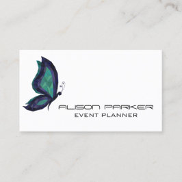 Moderner, moderner Veranstaltungsplaner mit High-T Visitenkarte