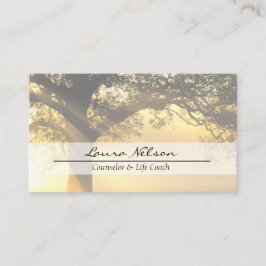 Moderner modischer Leben-Trainer-Mentor Visitenkarte