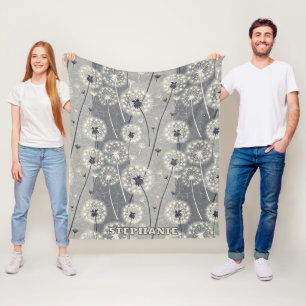 Moderner monochromer Lüster Fleecedecke