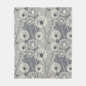 Moderner monochromer Lüster Fleecedecke (Vorderseite)