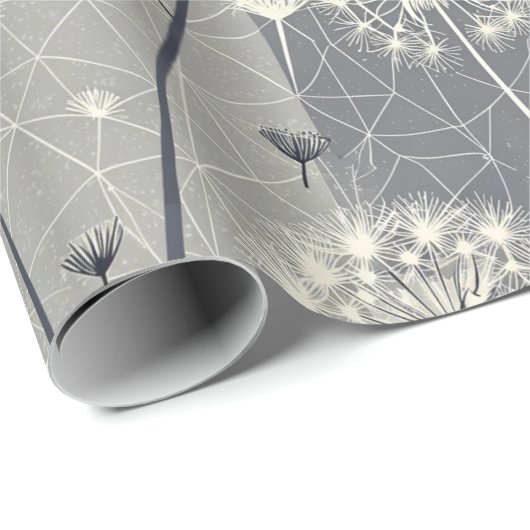 Moderner monochromer Lüster Geschenkpapier (Rolleneckpunkt)