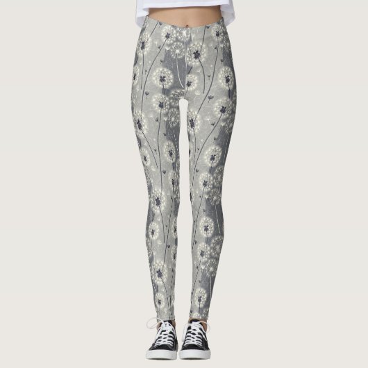 Moderner monochromer Lüster Leggings (Vorderseite)